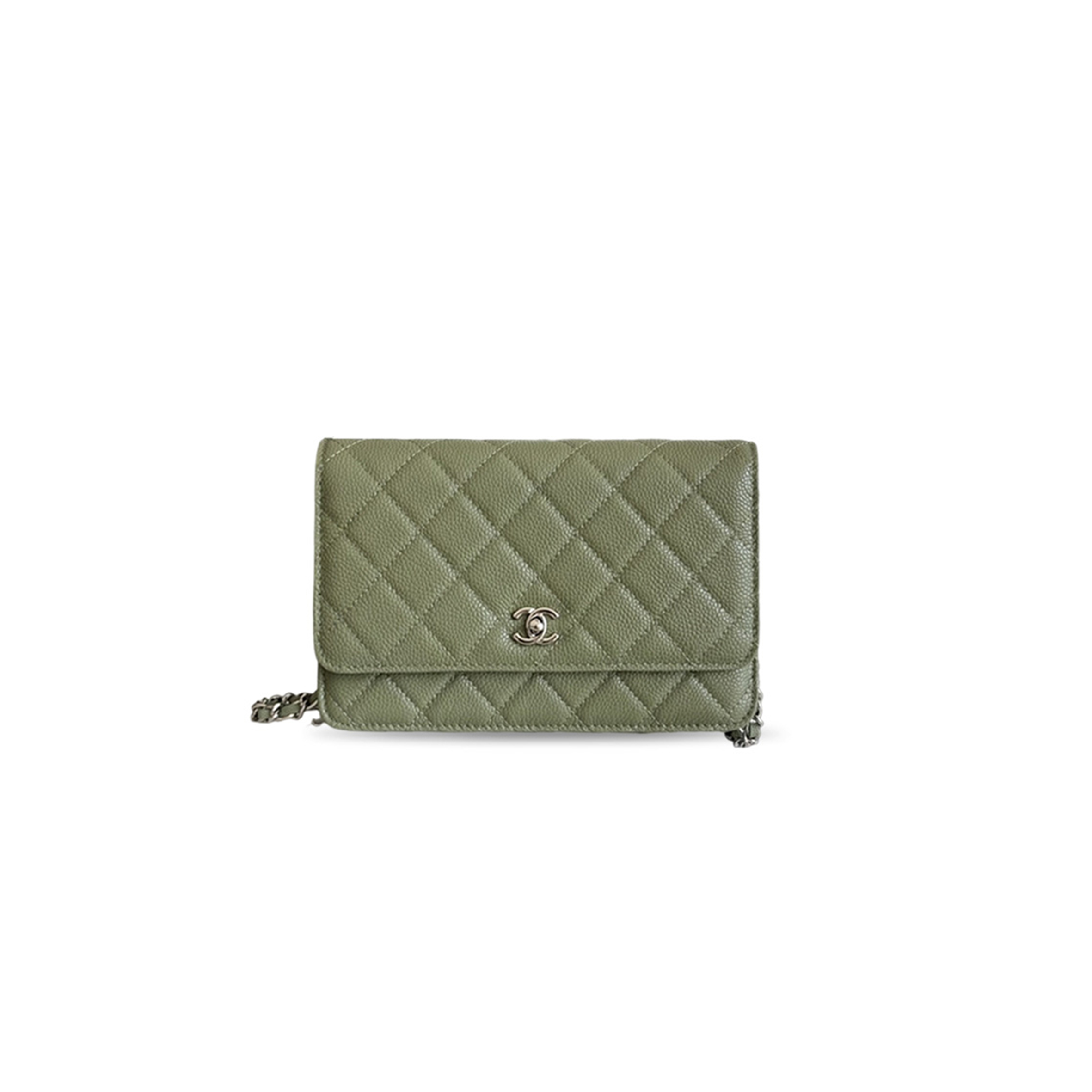 CHANEL CAVIAR QUILTED WALLET ON CHAIN WOC AP4241 (19*12*3cm)
